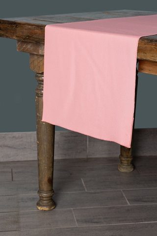 Classic Solid Dusty Rose table runner